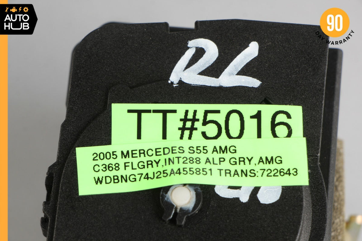 03-06 Mercedes W220 S55 AMG S500 Rear Left Driver Seat Belt Retractor Buckle OEM - photo 12