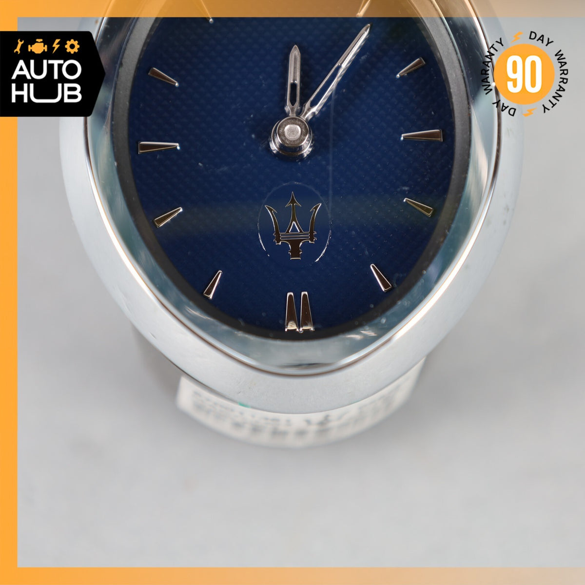 14-16 Maserati Quattroporte M156 Center Dashboard Analog Clock 670011361 OEM - photo 4