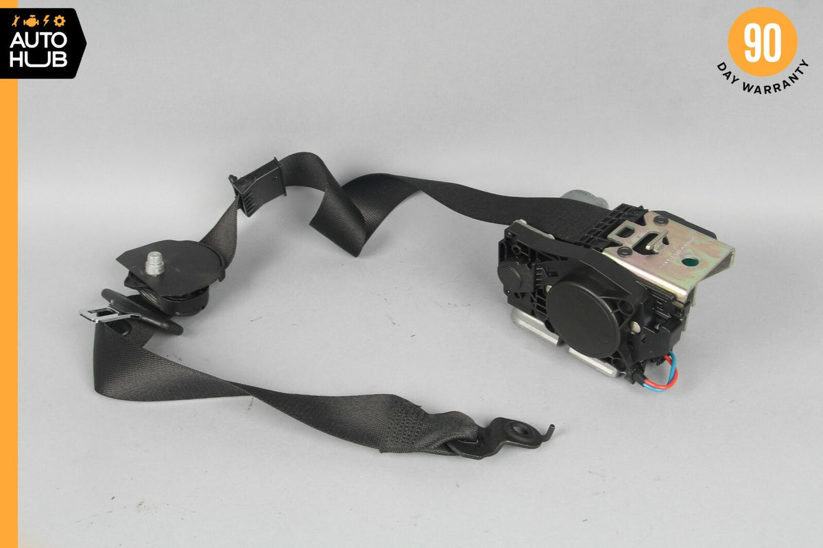 07-09 Mercedes W211 E350 CLS550 Front Right Passenger Side Seat Belt Black OEM - photo 6