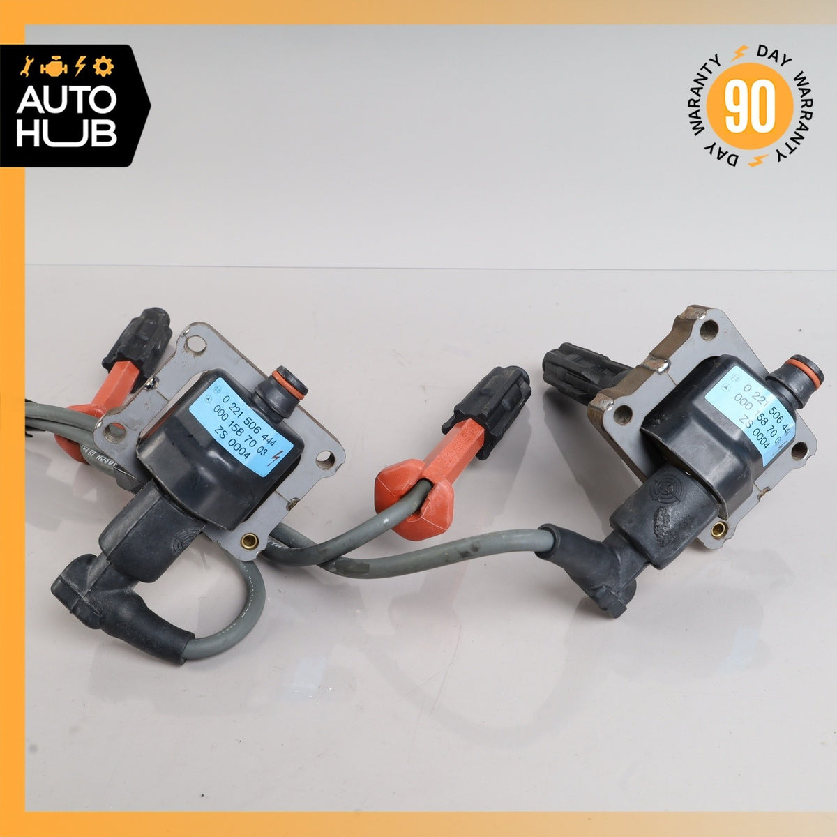 93-00 Mercedes W140 S320 SL320 SLK230 Engine Ignition Wire Coil Set OEM - photo 5