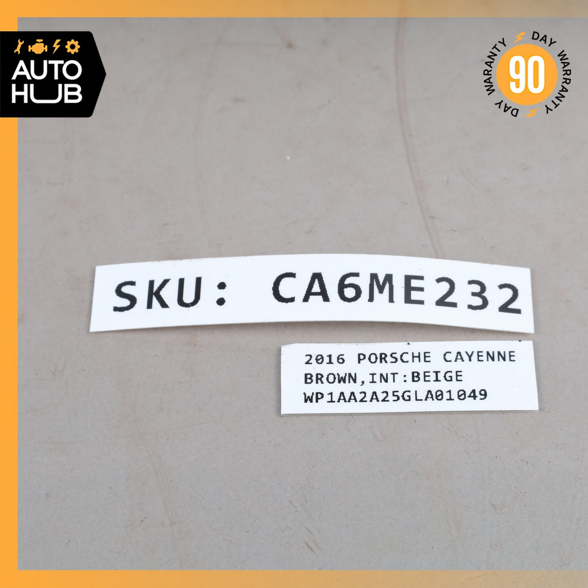 11-18 Porsche Cayenne 958 Electronic Parking Brake Control Module 7P0907801F OEM - photo 10