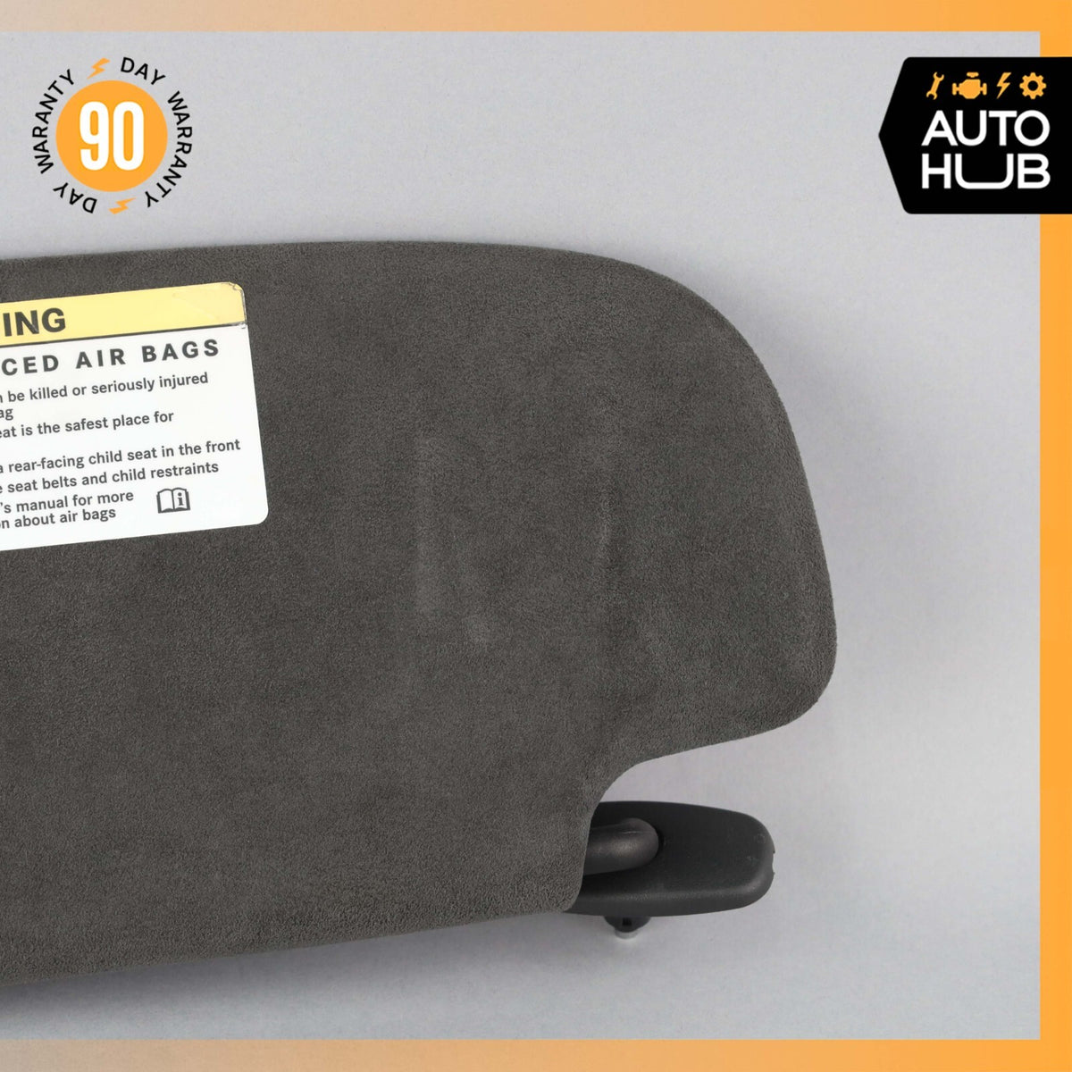 Mercedes W216 CL550 S600 Right Passenger Side Shade Sunvisor Suede OEM - photo 5