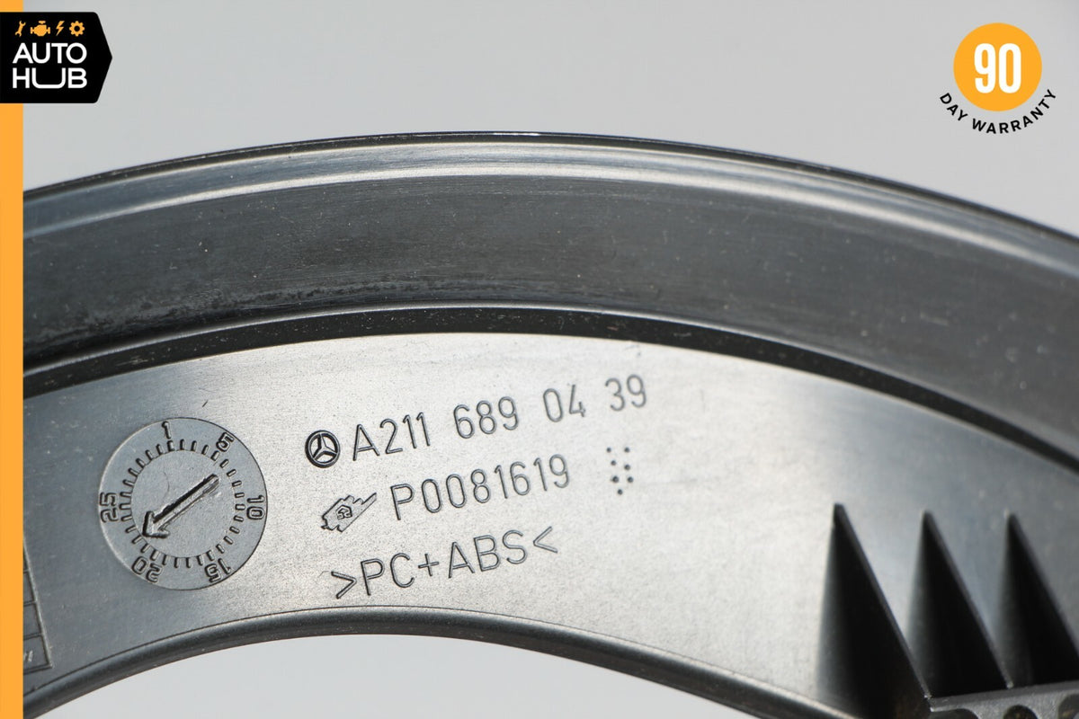 03-09 Mercedes W211 E63 AMG E320 Instrument Cluster Speedometer Bezel Trim OEM - photo 10