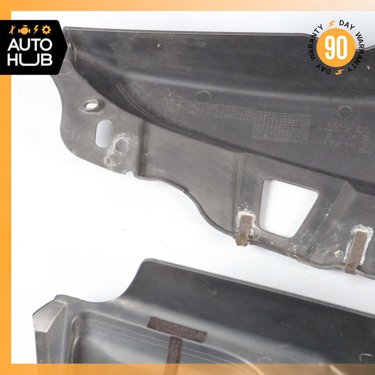 11-14 Porsche Cayenne 958 VR6 Engine Bay Cover Panel Right & Left Side Set OEM - photo 2