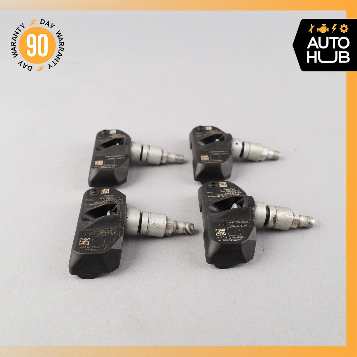 06-11 Mercedes W219 CLS550 S600 S550 TPMS Tire Pressure Sensor 315 Mhz Set OEM - photo 6