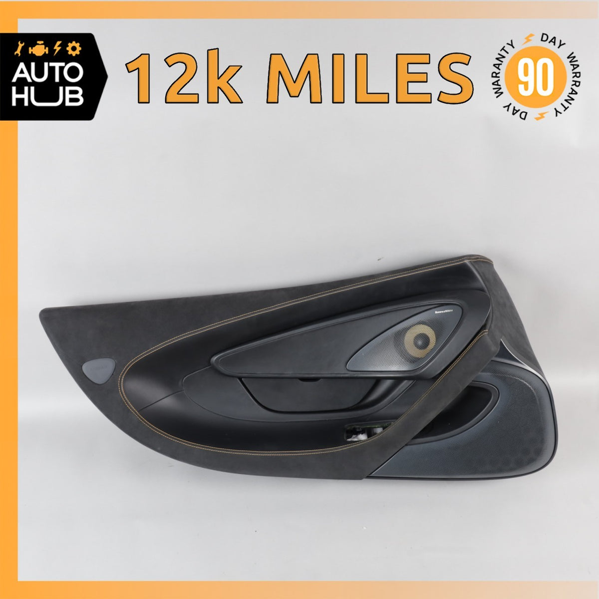 16-21 McLaren 570S 600LT Left Driver Side Interior Door Panel Suede Black OEM - photo 1