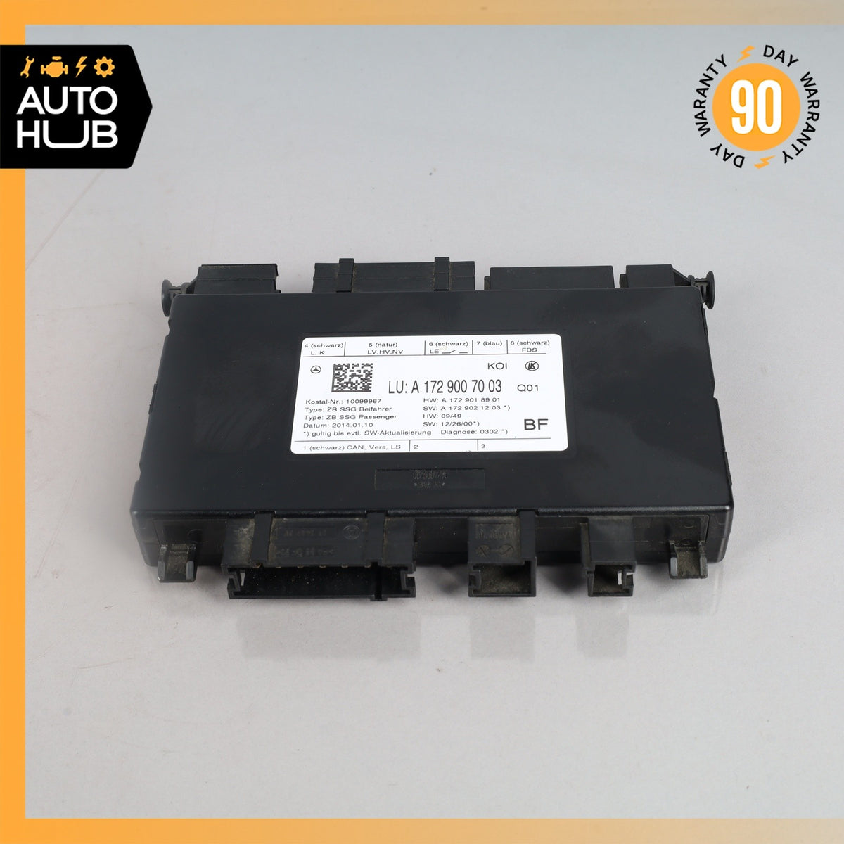 Mercedes W212 E350 CLS550 SLK250 C350 Seat Control Module Front Right Side OEM - photo 3