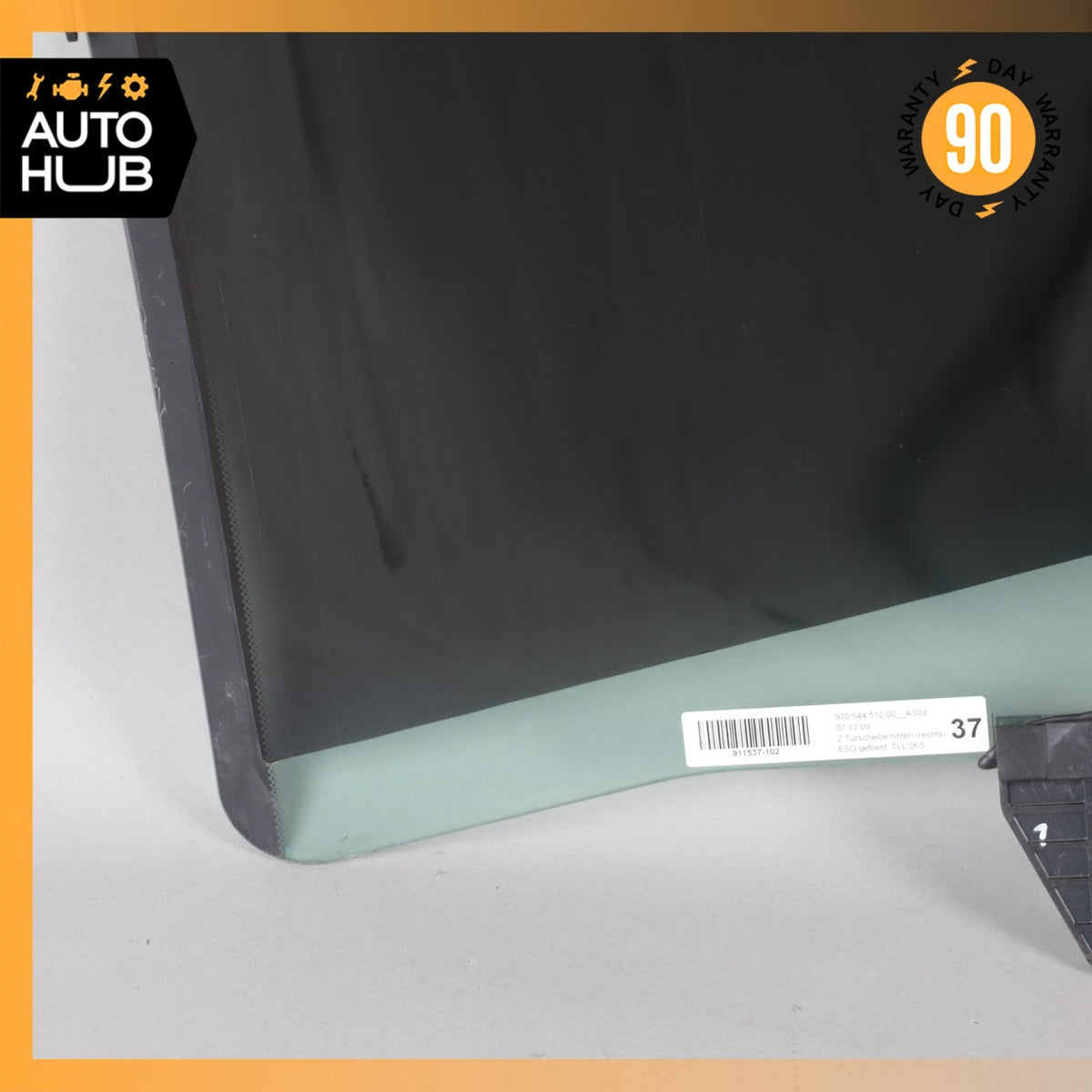 10-16 Porsche Panamera S 970 Rear Right Passenger Side Door Window Glass OEM - photo 11