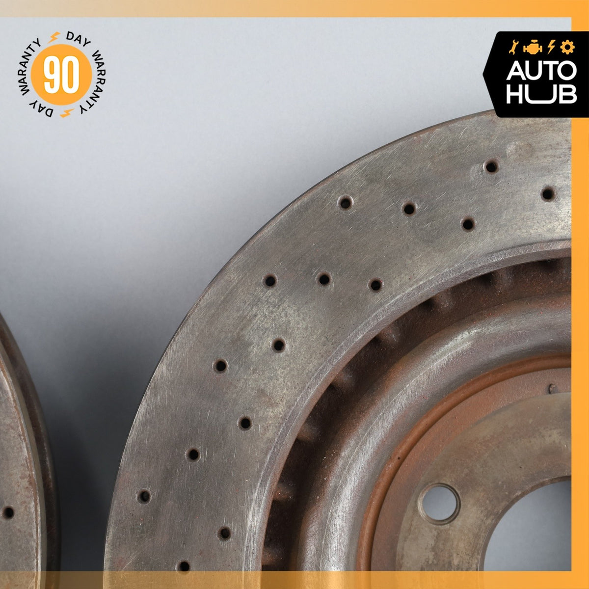 00-04 Aston Martin DB7 Front Brake Rotors Disc Left & Right Set OEM 38k - photo 17