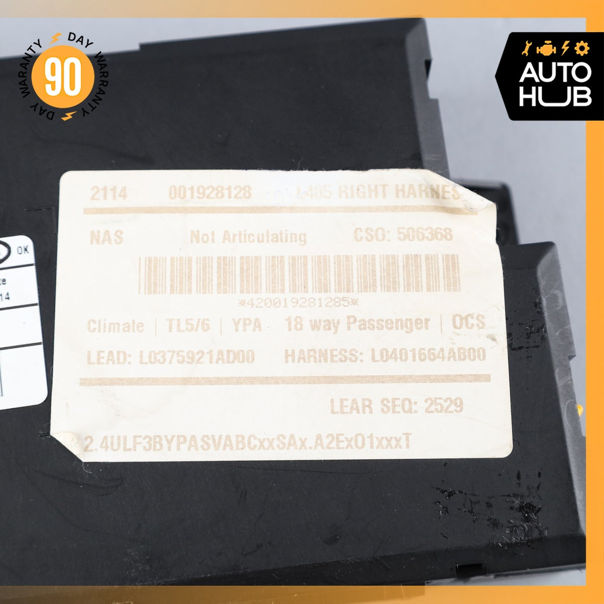 LR Range Rover L405 L494 Front Right Seat Module Unit LR052078 OEM - photo 8