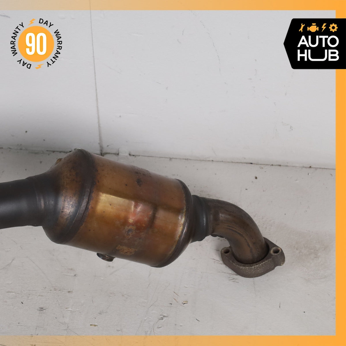 Mercedes R230 SL550 Engine Left & Right Side Exhaust Downpipe Set of 2 OEM 90k - photo 17