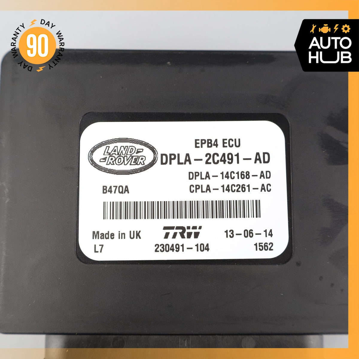 14-15 LR Range Rover L405 L494 Hand Brake Auto Parking Control Module Unit OEM - photo 8
