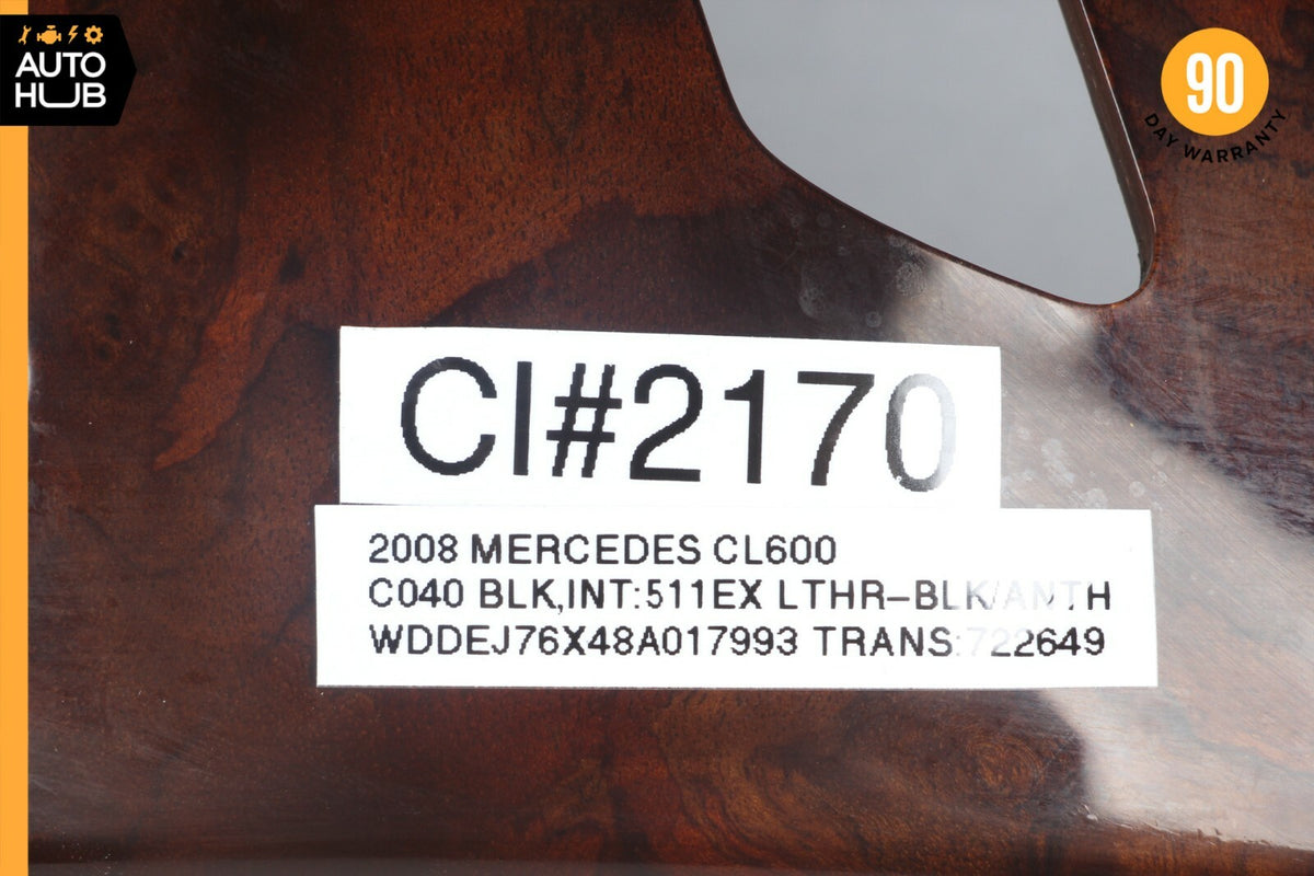 07-14 Mercedes W216 CL600 CL65 Center Console Command Unit Radio Bezel Trim OEM - photo 12