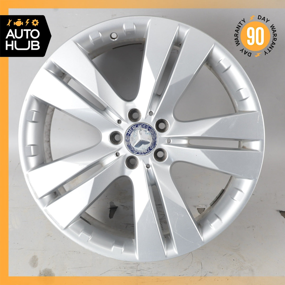 Mercedes X164 GL350 GL450 8.5 x 20 20" Wheel Rim Silver 1644016002 OEM - photo 1