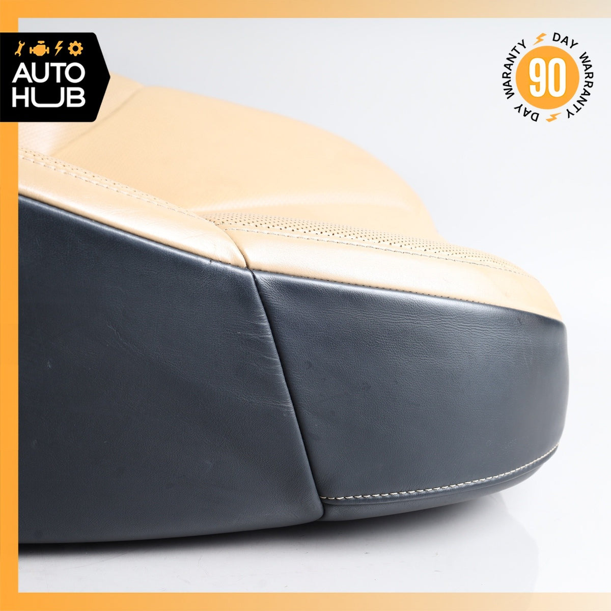11-18 Porsche Cayenne 958 Front Right Side Seat Upper Cushion Leather OEM - photo 10