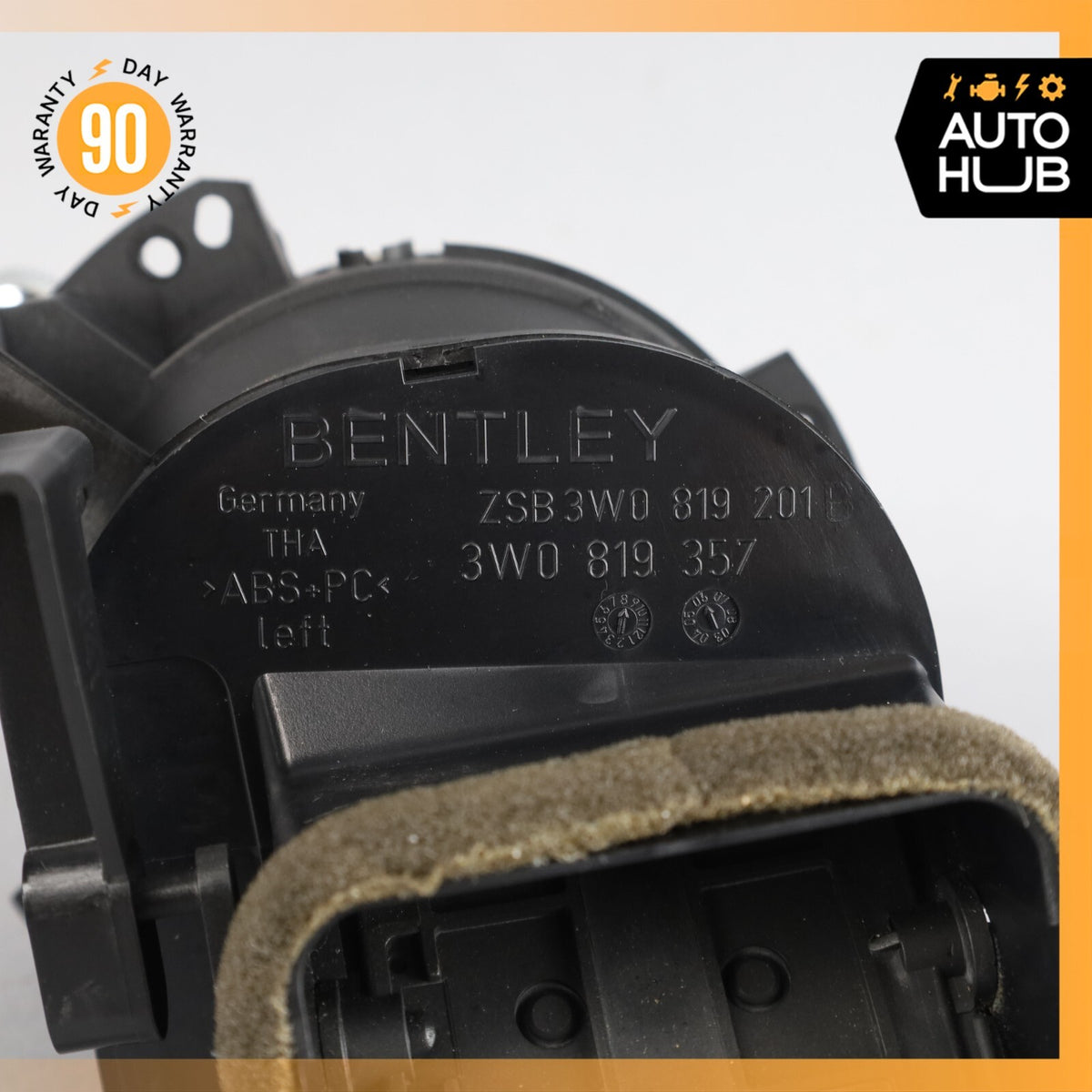 03-12 Bentley Continental GTC Dash AC A/C Air Vent Grill Left Side OEM - photo 7