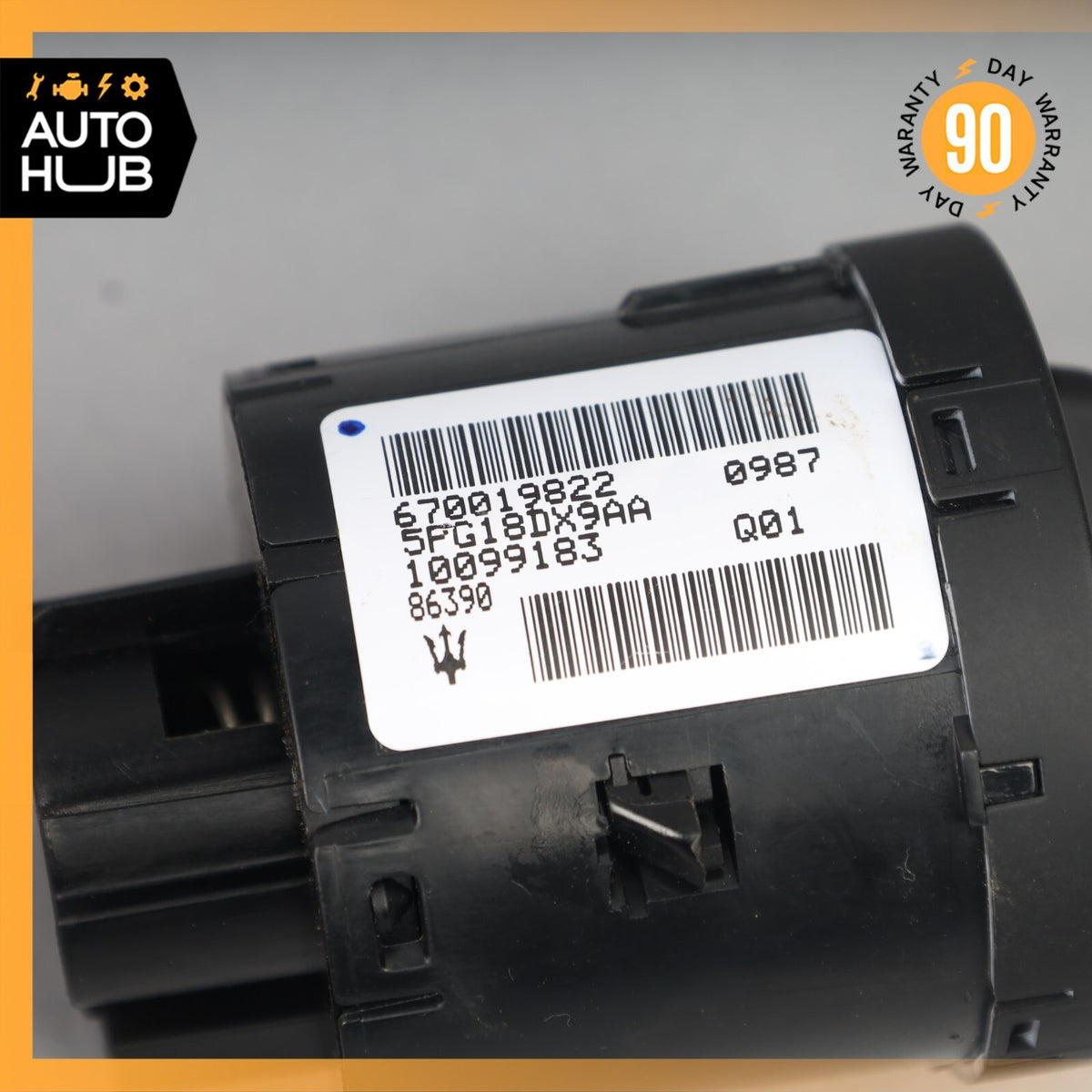 14-22 Maserati Quattroporte M156 S Q4 Headlight Control Switch 670019822 OEM - photo 10