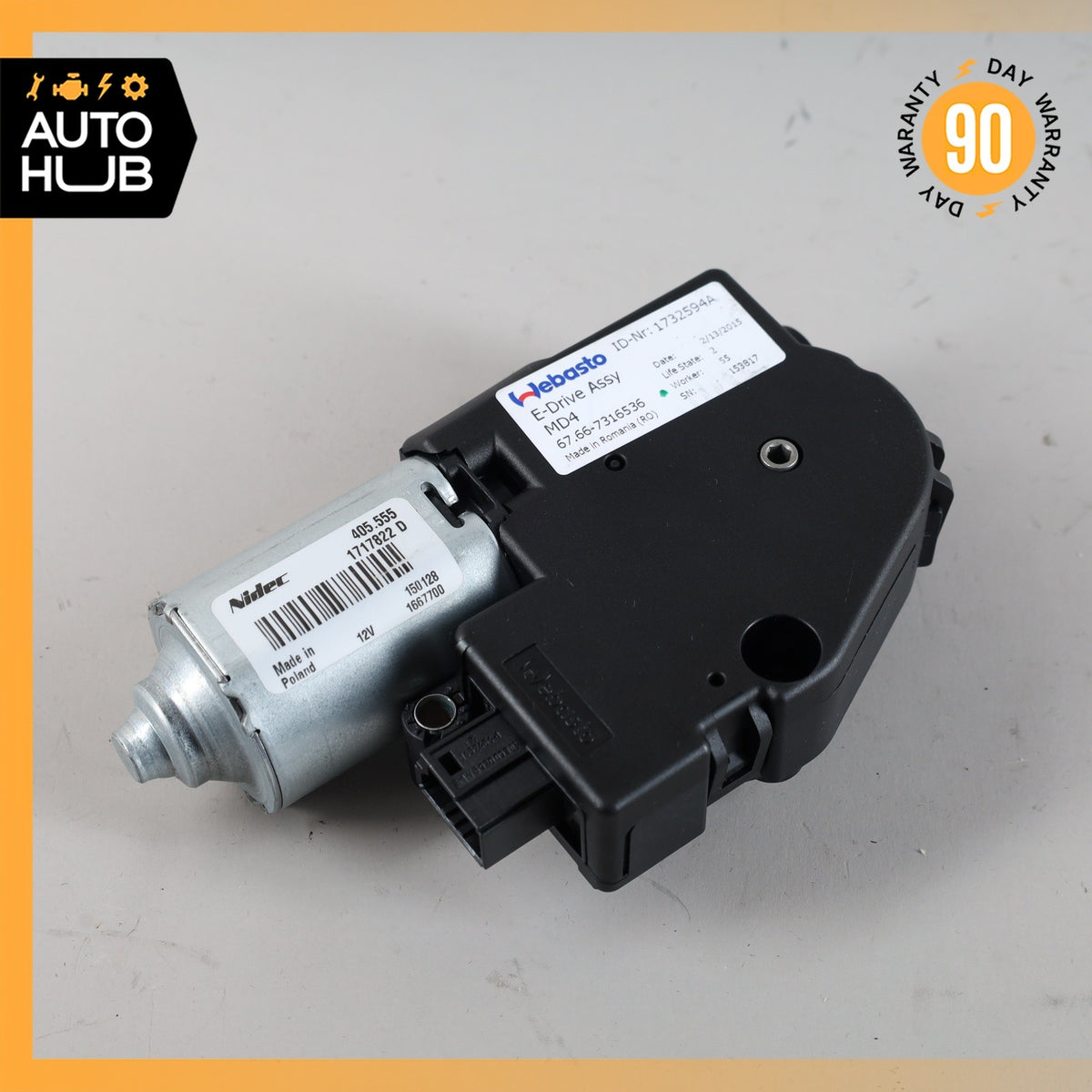 12-18 BMW F34 328i GT 320i 328i 335i M3 Panoramic Sunroof Sun Roof Motor OEM 88k - photo 1