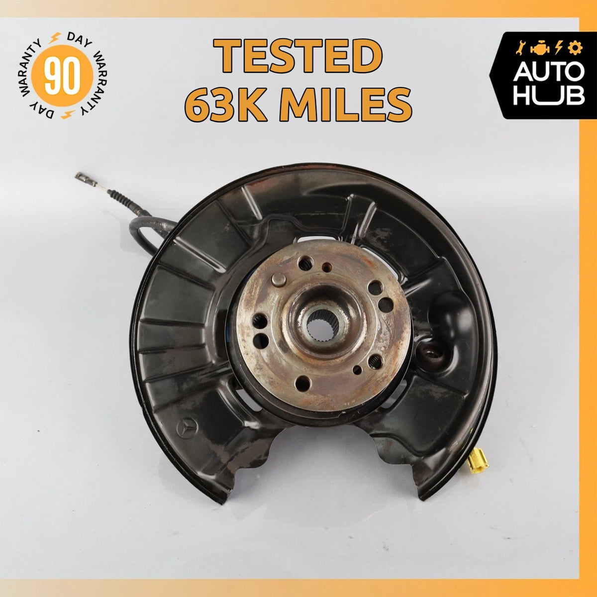 92-99 Mercedes W140 CL600 S500 Rear Right Side Spindle Knuckle Hub OEM 63k - photo 1