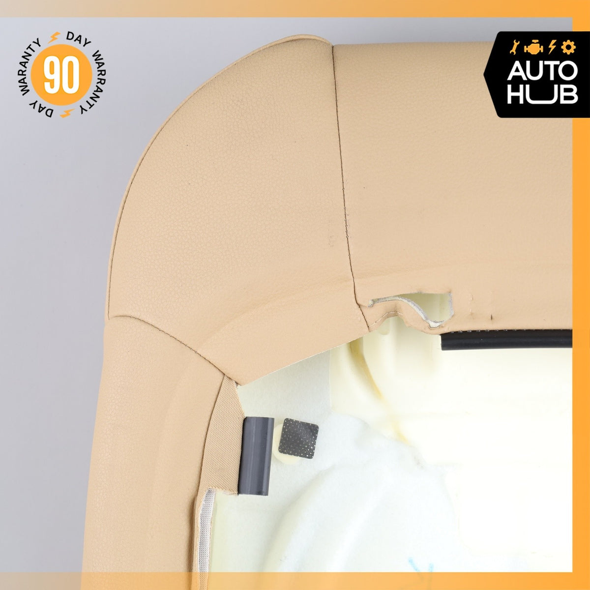 11-18 Porsche Cayenne 958 Front Right Side Seat Upper Cushion Beige OEM - photo 17