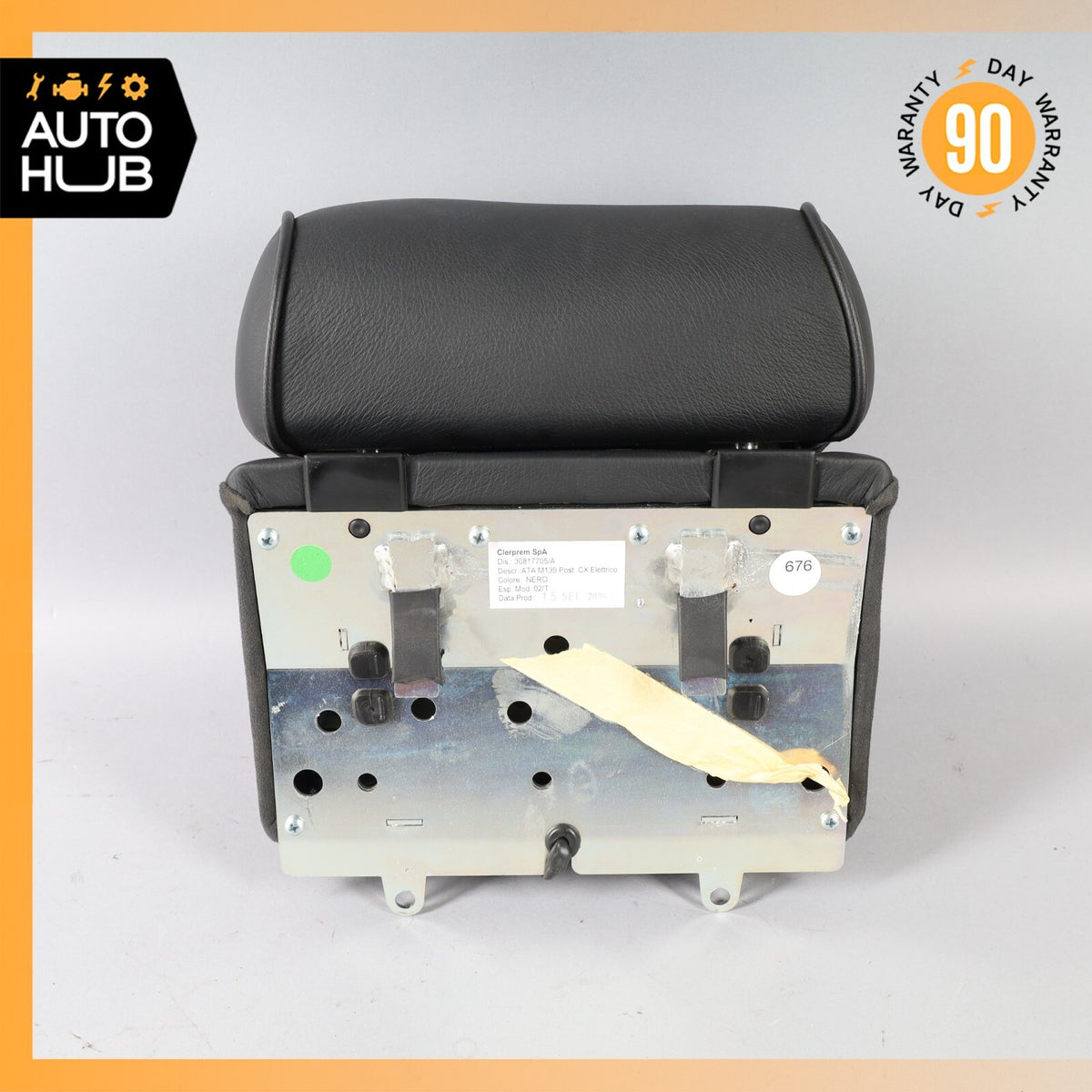 03-13 Maserati Quattroporte M139 Rear Center Seat Headrest Black OEM - photo 12