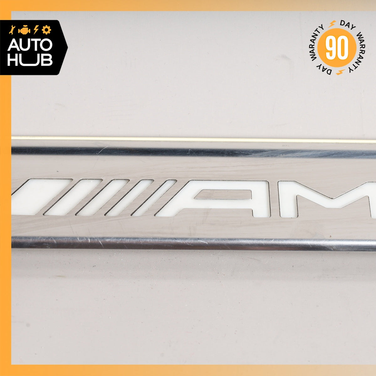 14-20 Mercedes W222 S63 AMG S550 Rear Right Illuminated Door Step Sill Panel OEM - photo 5