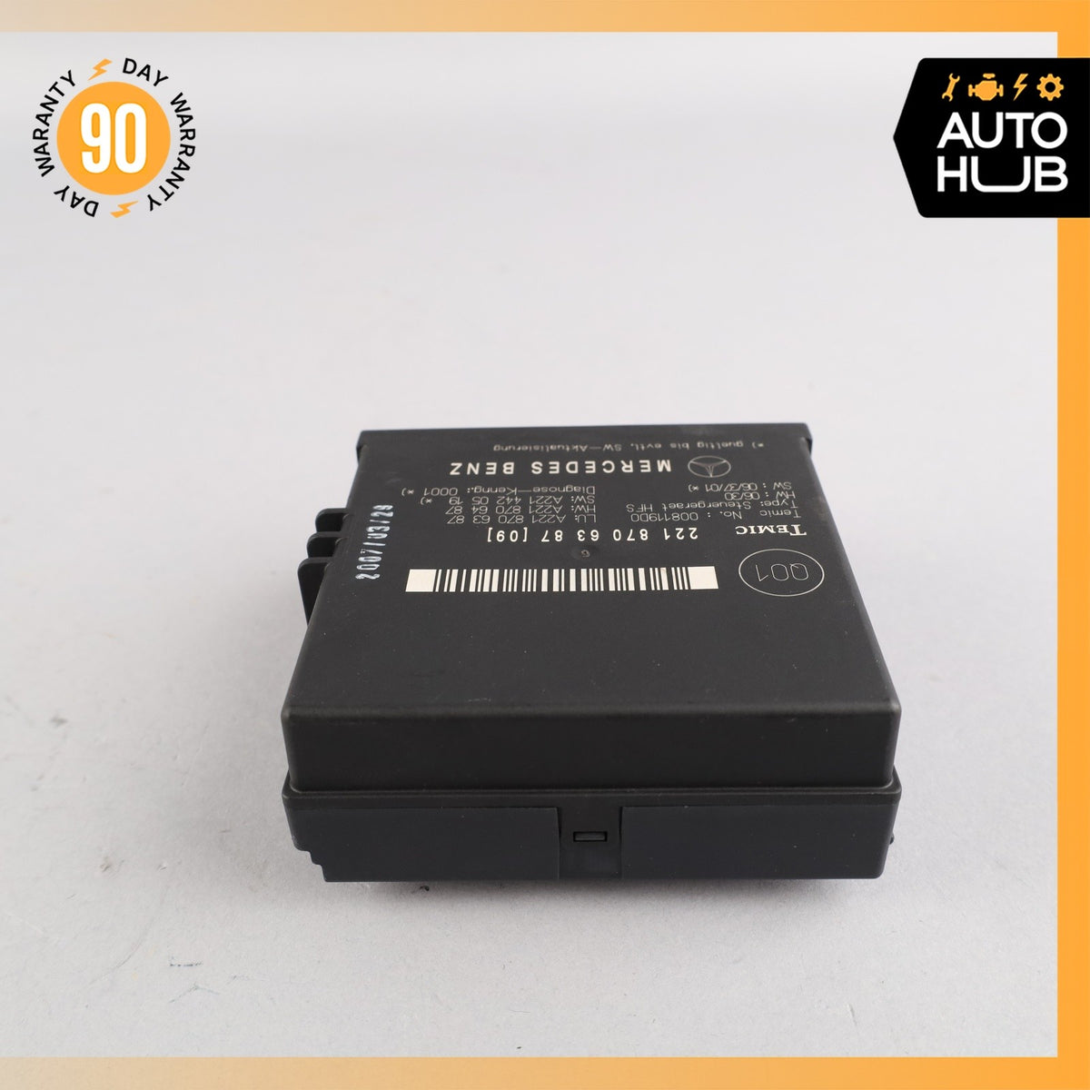 07-09 Mercedes W221 S63 CL550 Trunk Release Remote Open Close Module Unit OEM - photo 4