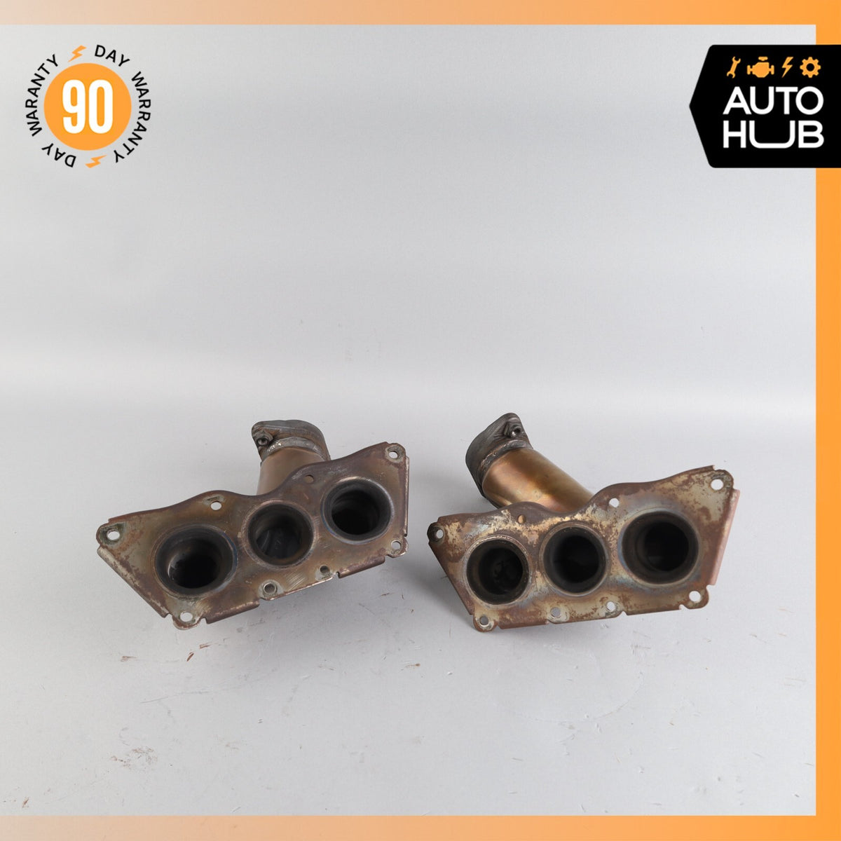 12-18 Mercedes W207 E350 CLS400 M276 Exhaust Manifold Left & Right Side Set OEM - photo 3