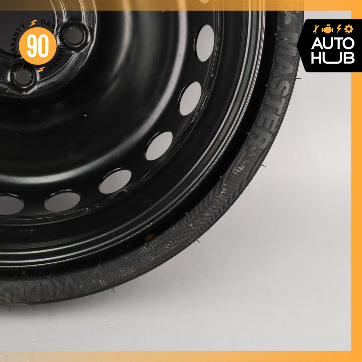12-20 Mercedes R172 SLC300 SLK350 Donut Spare Tire Wheel Rim 145 70 17" OEM - photo 12
