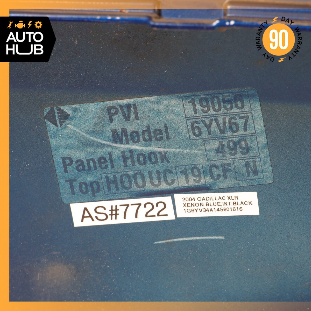 04-09 Cadillac XLR Quarter Panel Rear Left Driver Side Blue 10355380 OEM 51k - photo 17