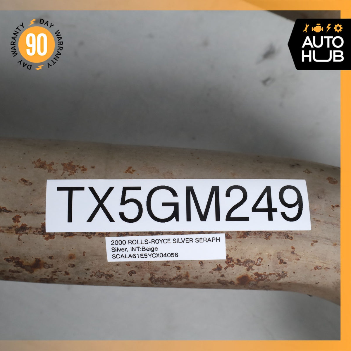 99-02 Rolls Royce Seraph / Arnage Exhaust Mid Pipe Center Resonator Silencer OEM - photo 15