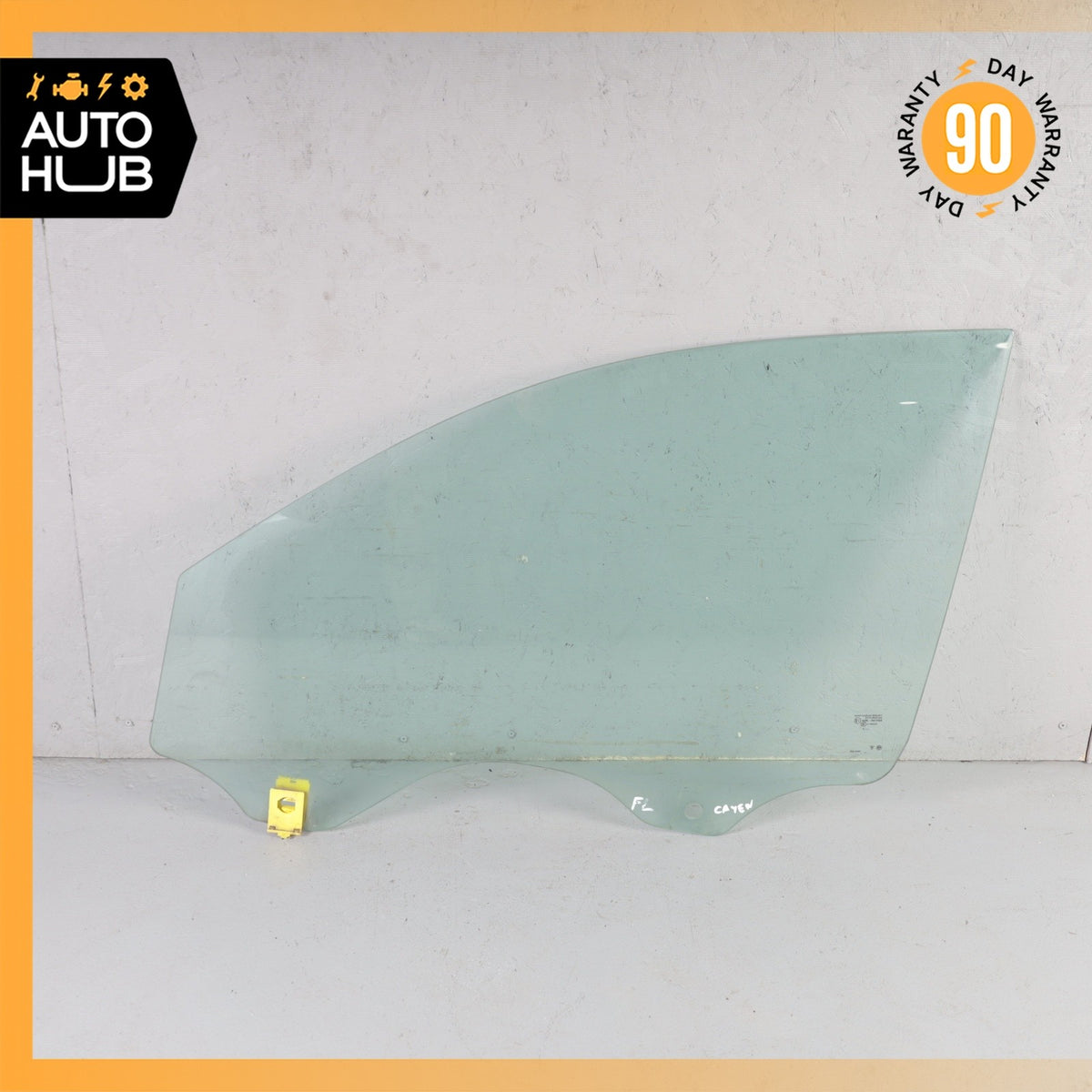 03-10 Porsche Cayenne 955 S Turbo Front Left Side Door Window Glass OEM - photo 2