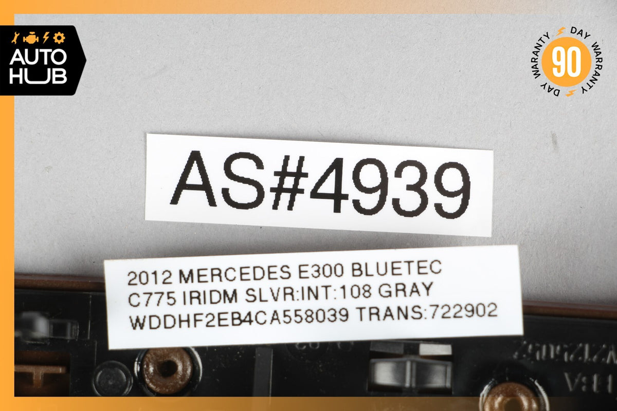 10-13 Mercedes W212 E350 E550 AC A/C Climate Control Switch Trim Bezel OEM 63k - photo 12