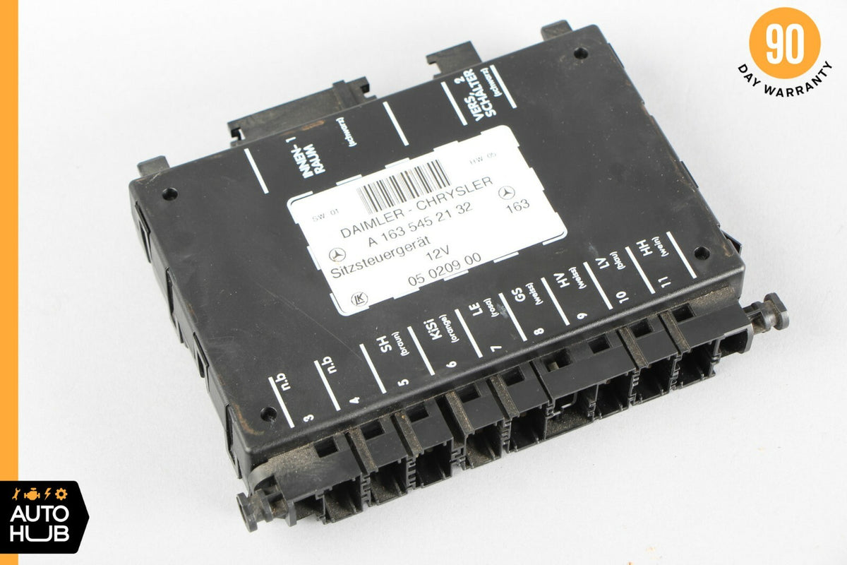 98-05 Mercedes W163 ML320 ML500 Seat Control Module Front Left Or Right OEM - photo 3
