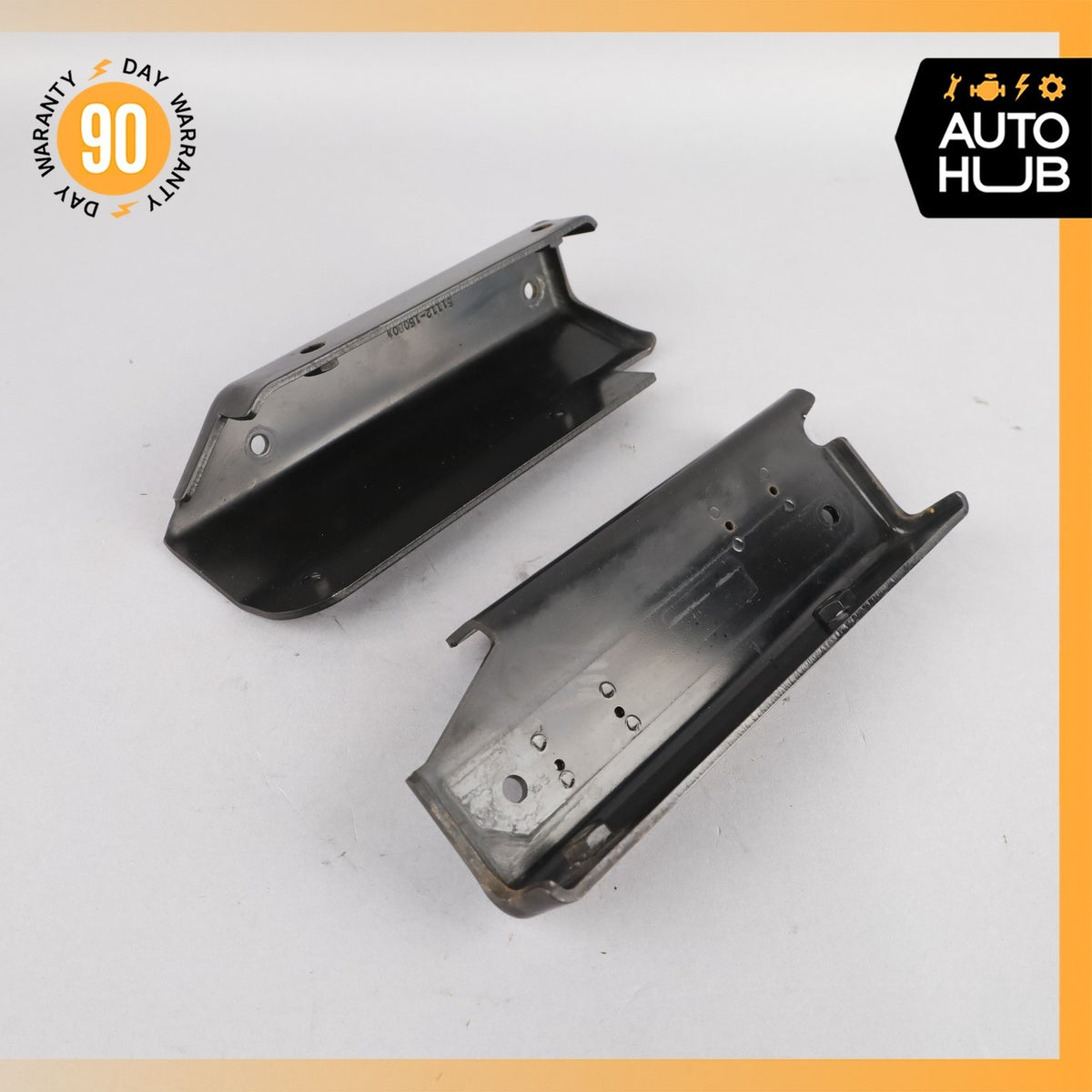 00-02 Bentley Arnage 6.8L V8 A/C Radiator Condenser Support Bracket Set OEM - photo 2