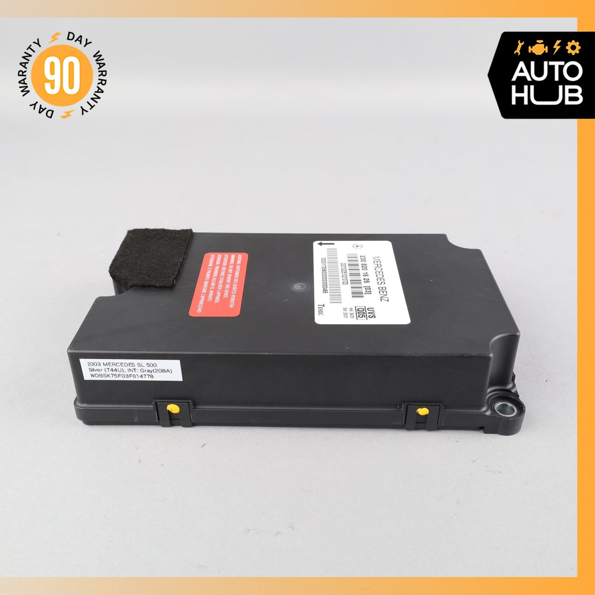 03-08 Mercedes R230 SL500 SL55 AMG SL550 Convertible Top Roof Control Module OEM - photo 4