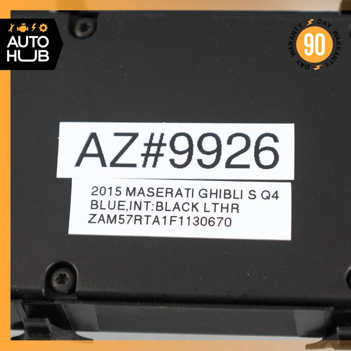 14-20 Maserati Ghibli Levante Front Right Seat Control Switch Module OEM - photo 9