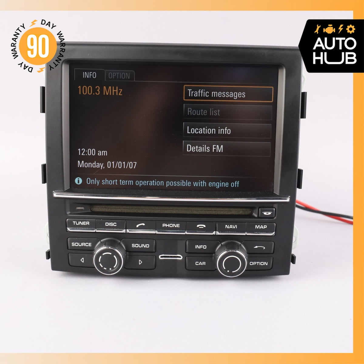 11-16 Porsche Cayenne 958 Command Head Unit Navigation Radio 95864297100 OEM - photo 4