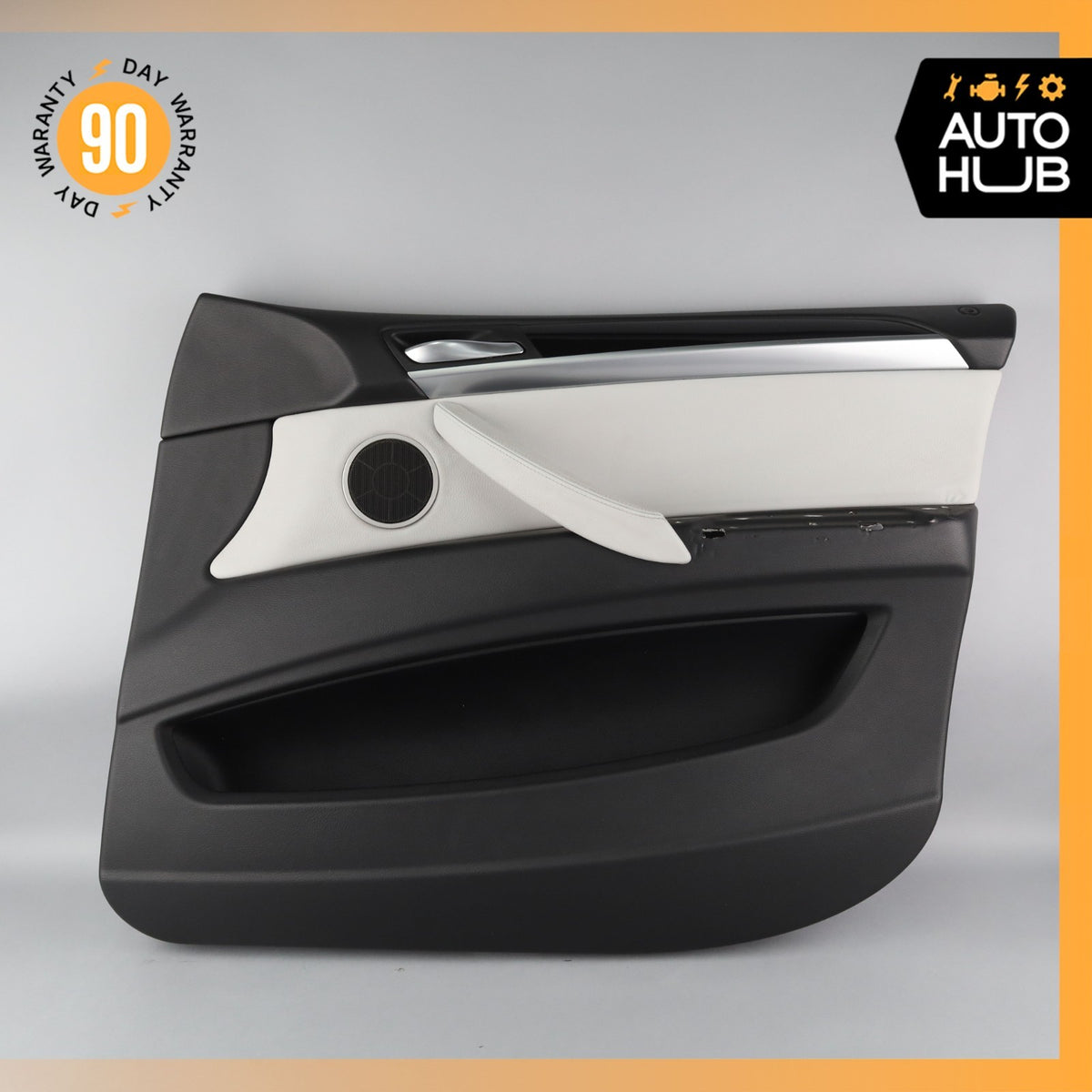 08-14 BMW E71 X6M Front Right Side Interior Door Panel 51417243722 OEM 62k - photo 2