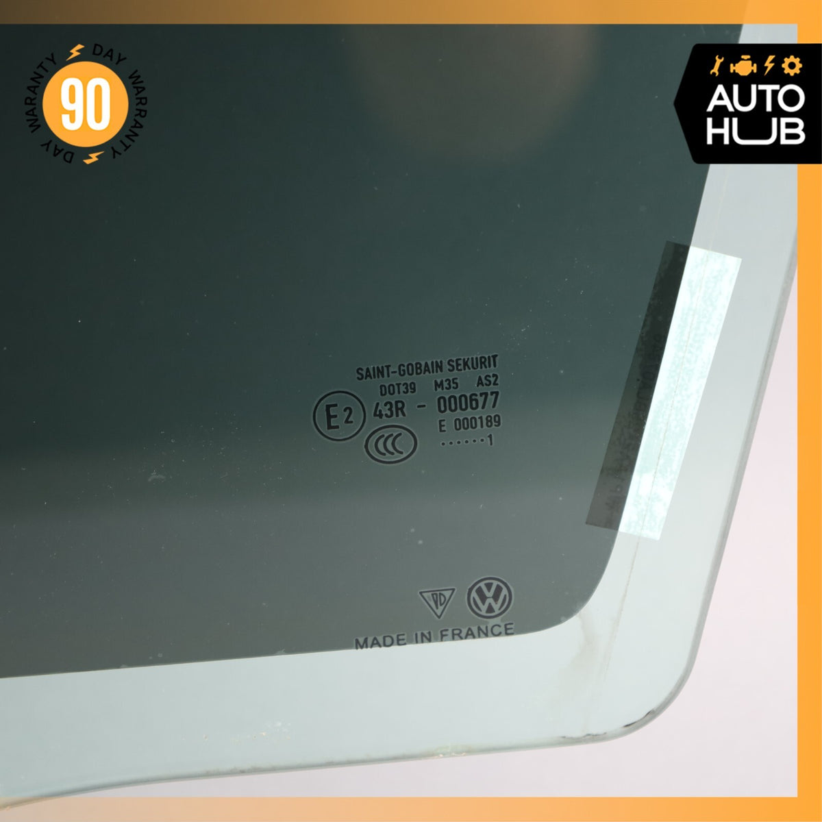 11-18 Porsche Cayenne 958 Front Left Driver Side Door Window Glass OEM - photo 8