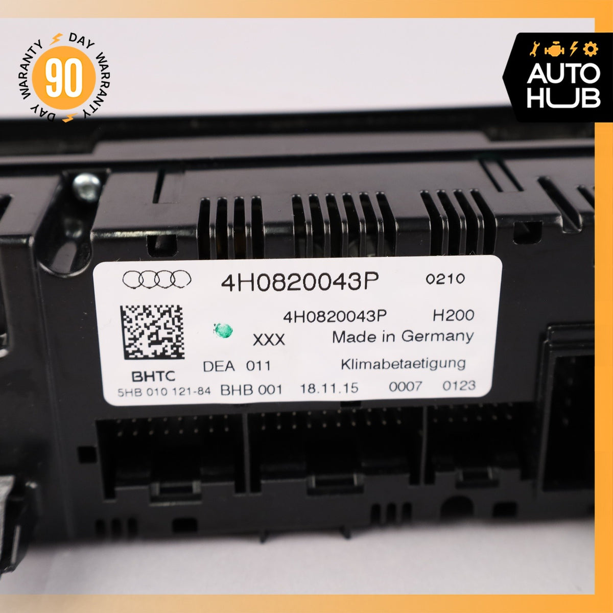 Audi D4 A8L Dashboard A/C AC Climate Control Switch 4H0820043P OEM - photo 12