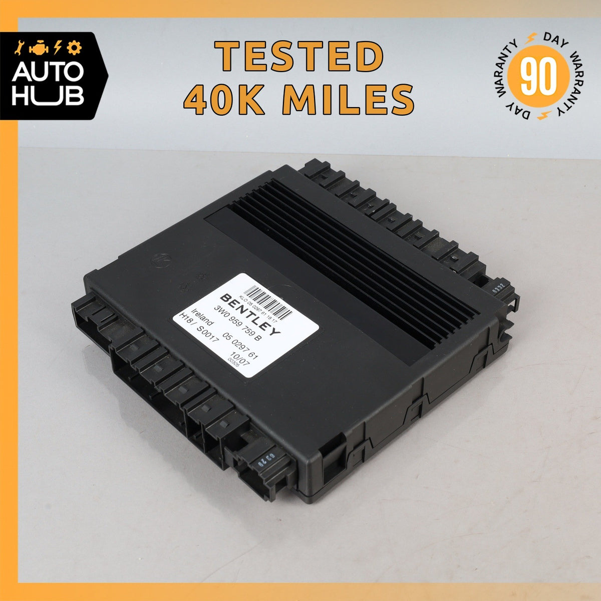 03-11 Bentley Continental GTC GT Front Right Side Seat Control Module OEM 40k - photo 1