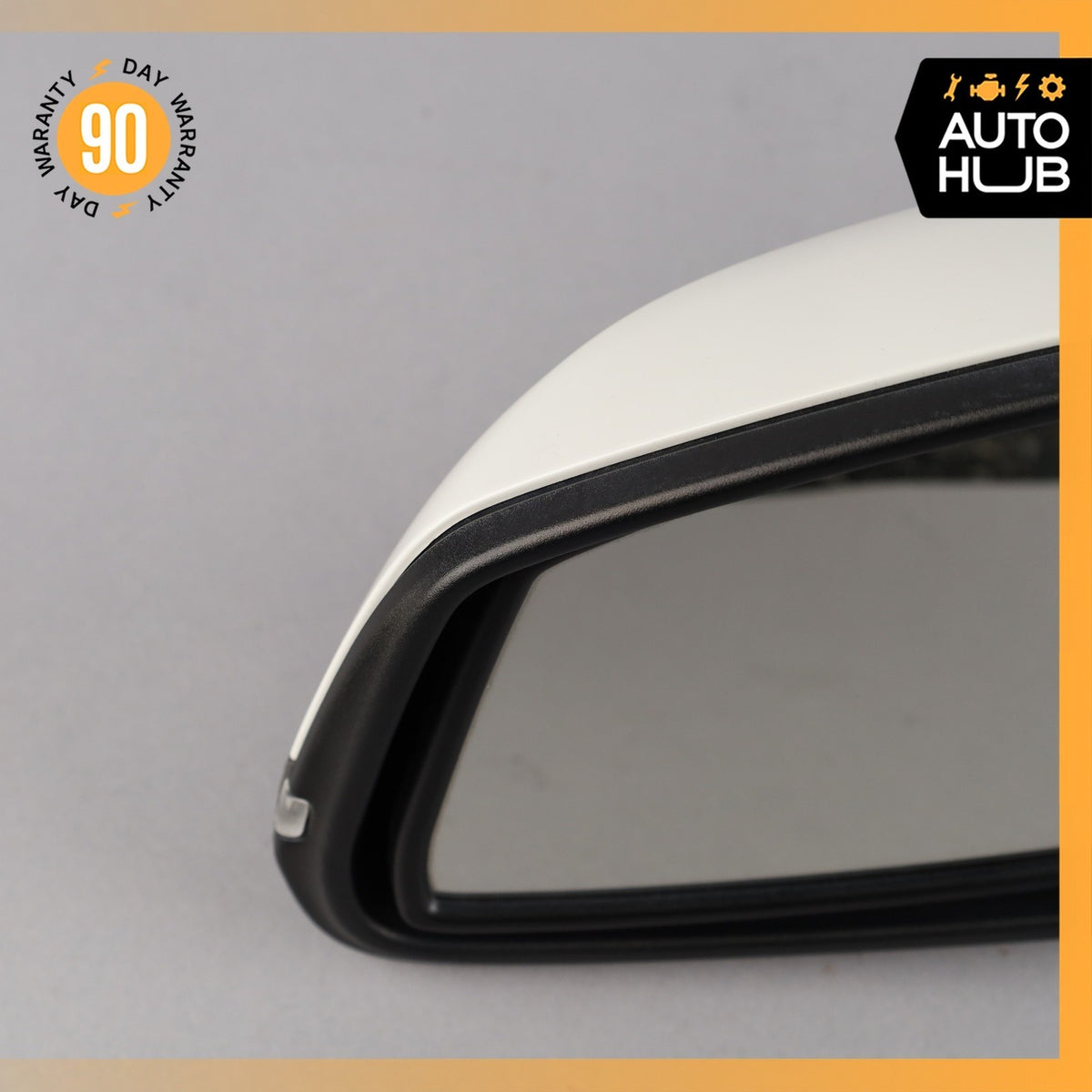 13-15 BMW E84 X1 Left Driver Side Rear View Door Mirror White OEM 48k - photo 3