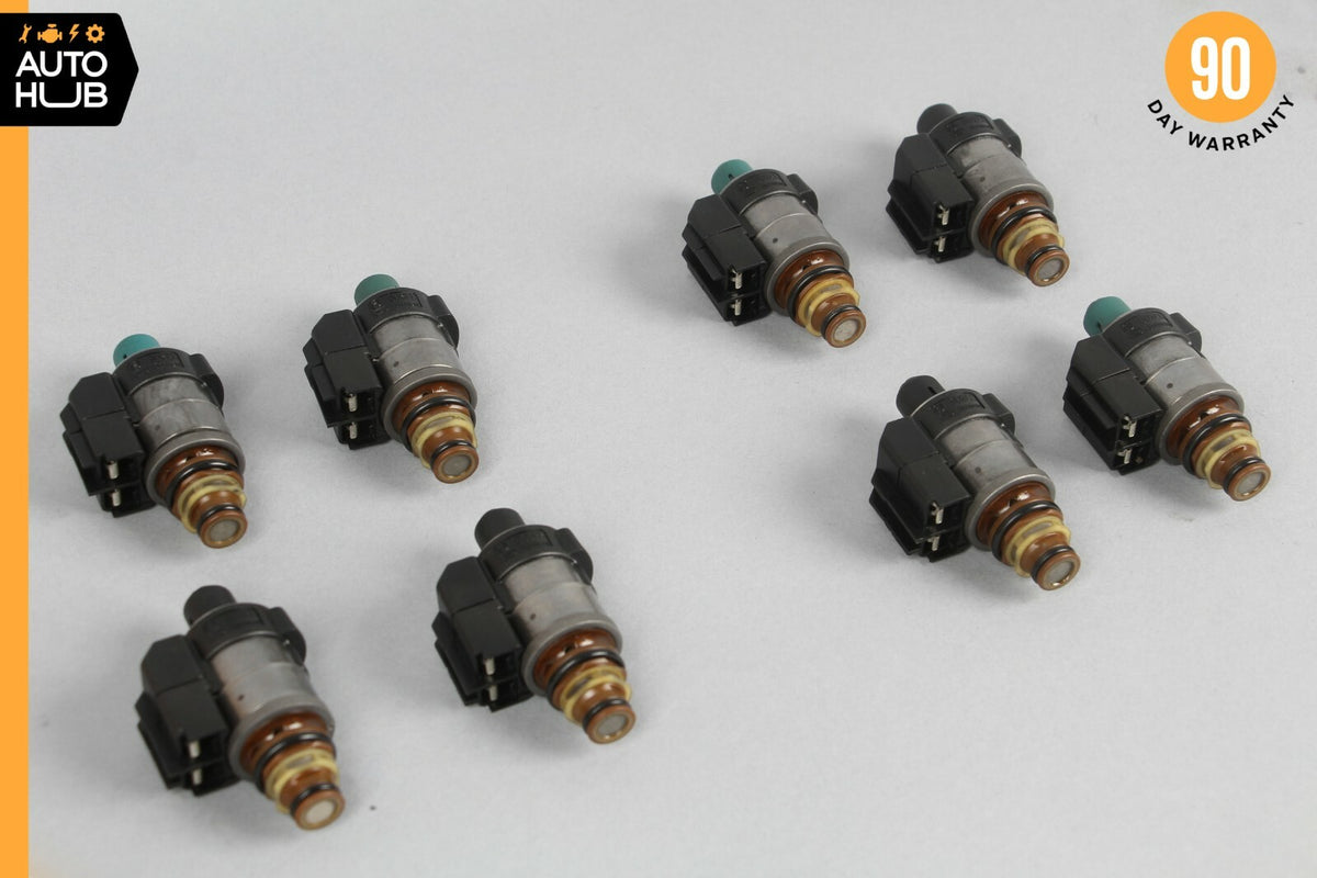 Mercedes R350 CL550 722.9 Transmission Solenoid Valve Blue & Black Caps Set of 8 - photo 6