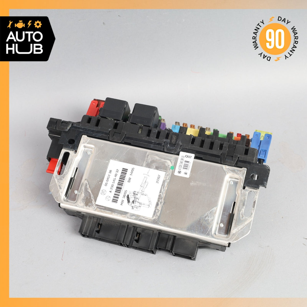 03-12 Mercedes R230 SL550 SL55 AMG SL550 Rear SAM Fuse Box Relay Module OEM - photo 1