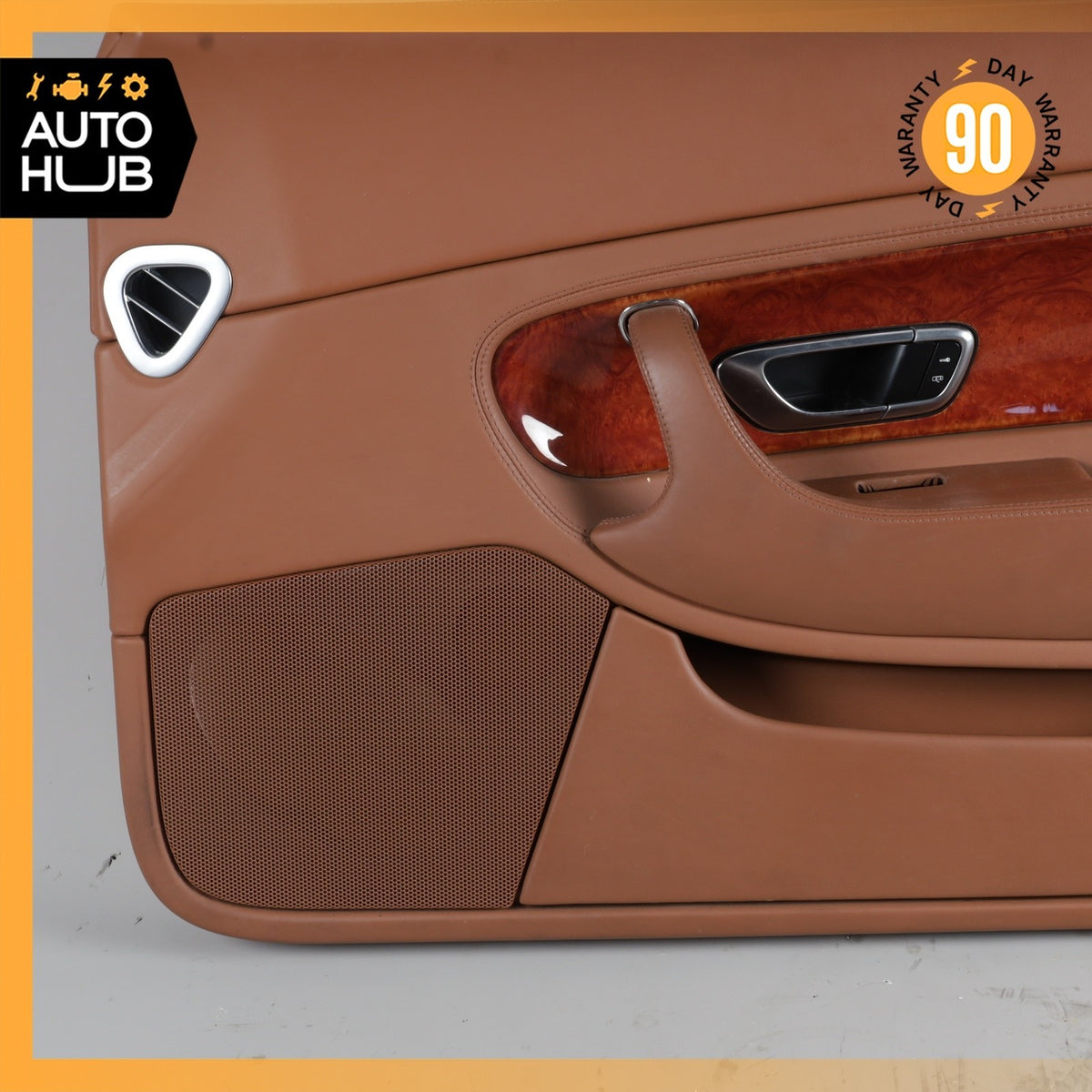 03-10 Bentley Continental GT Right Side Interior Door Panel Brown OEM 87k - photo 5