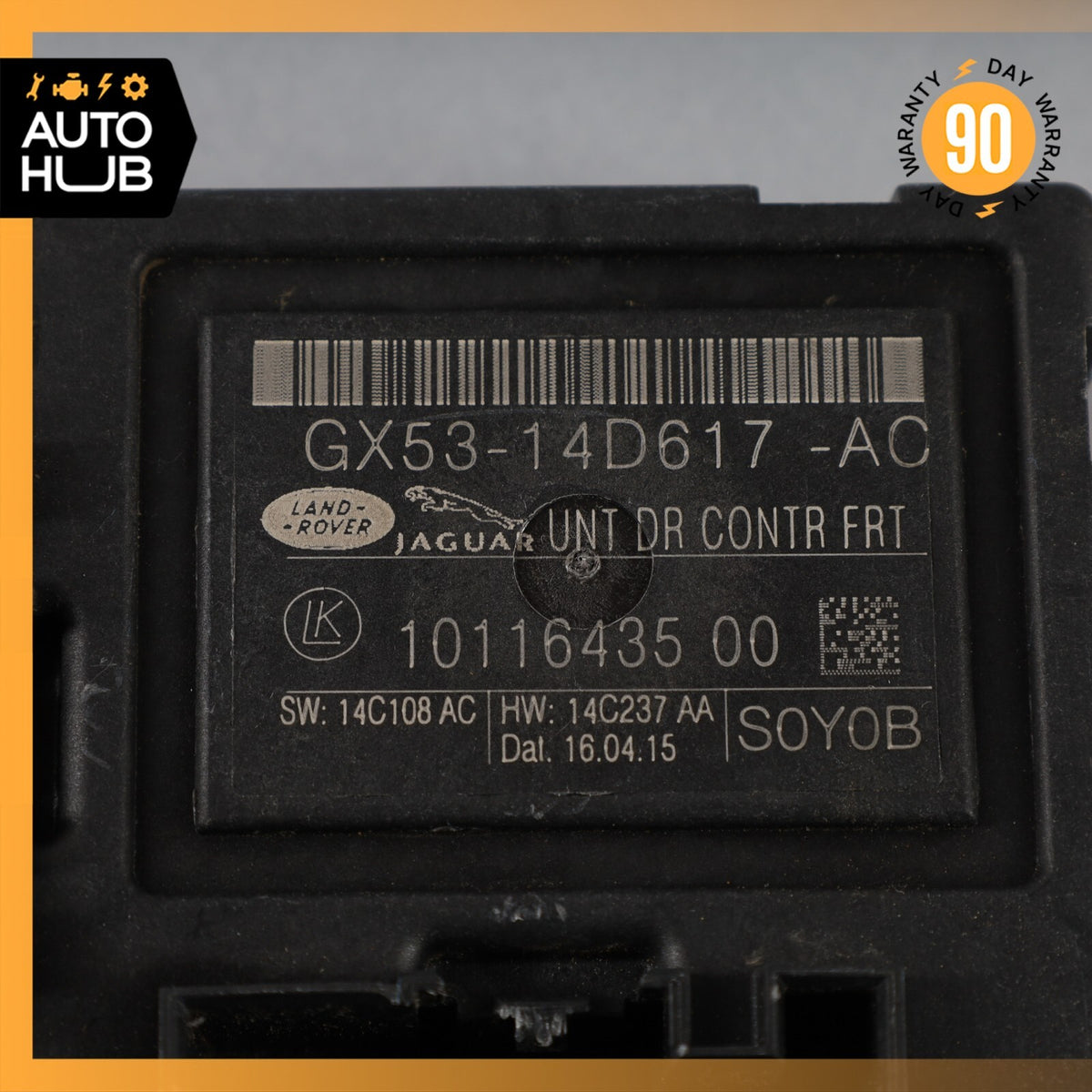 2016 Jaguar X152 F-Type Front Right Side Door Control Module GX5314D617AC OEM - photo 7
