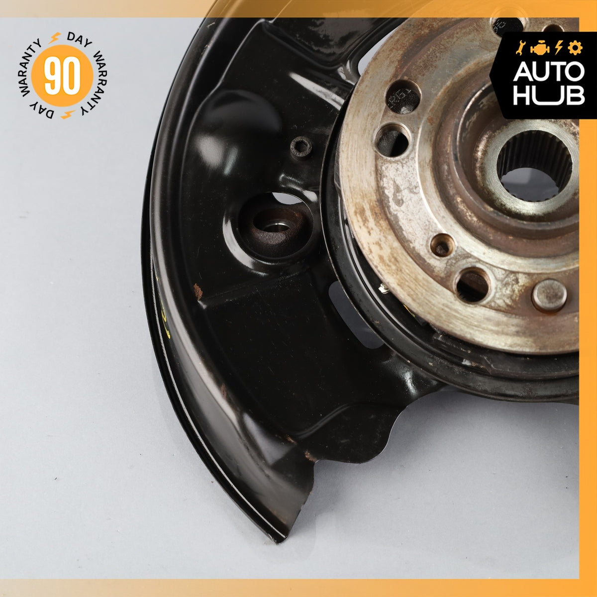 92-99 Mercedes W140 CL600 S500 Rear Left Side Spindle Knuckle Hub OEM 63k - photo 3