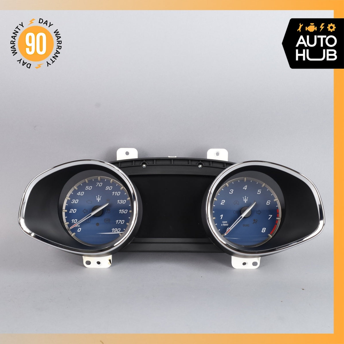 Maserati Quattroporte SQ4 M156 3.0L Instrument Cluster Speedometer OEM 128k - photo 2