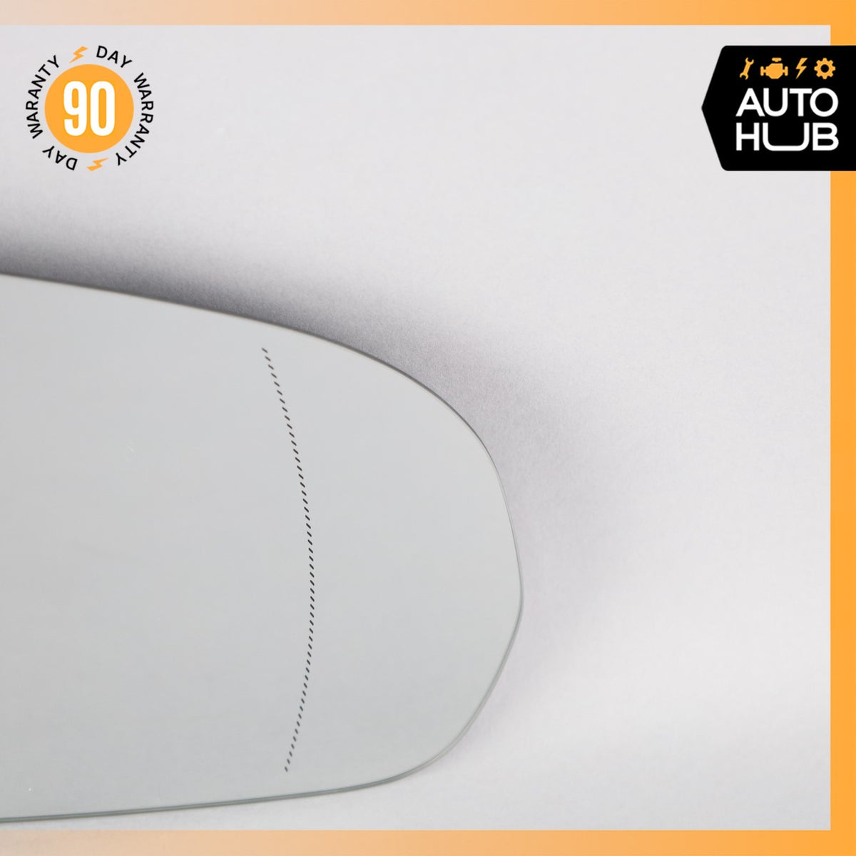 14-16 Mercedes W222 S550 S600 Right Side View Door Mirror Glass OEM - photo 3